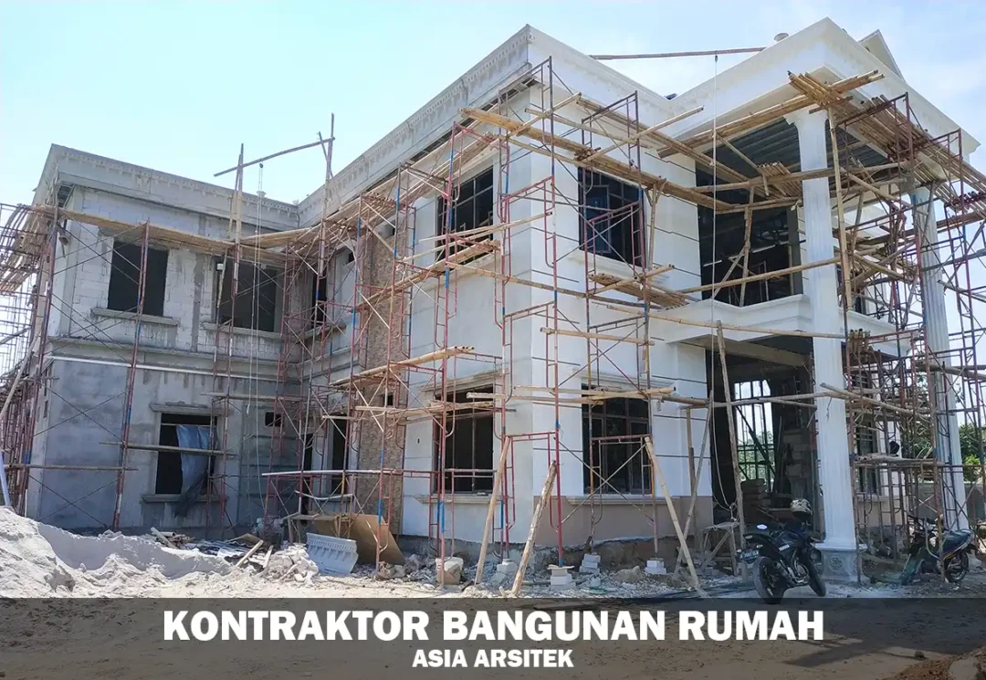 bangun rumah klasik modern