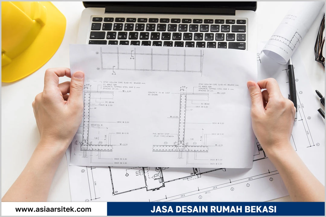 Cara Efektif Konsultasi dengan Jasa Desain Rumah Bekasi Agar Hasil Maksimal – Ilustrasi klien dan arsitek sedang berdiskusi desain rumah untuk mendapatkan hasil terbaik di Bekasi.