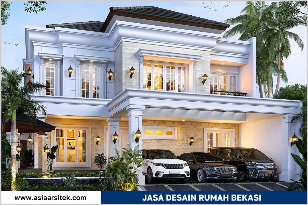 Cara Efektif Konsultasi dengan Jasa Desain Rumah Bekasi Agar Hasil Maksimal – Ilustrasi klien dan arsitek sedang berdiskusi desain rumah untuk mendapatkan hasil terbaik di Bekasi.