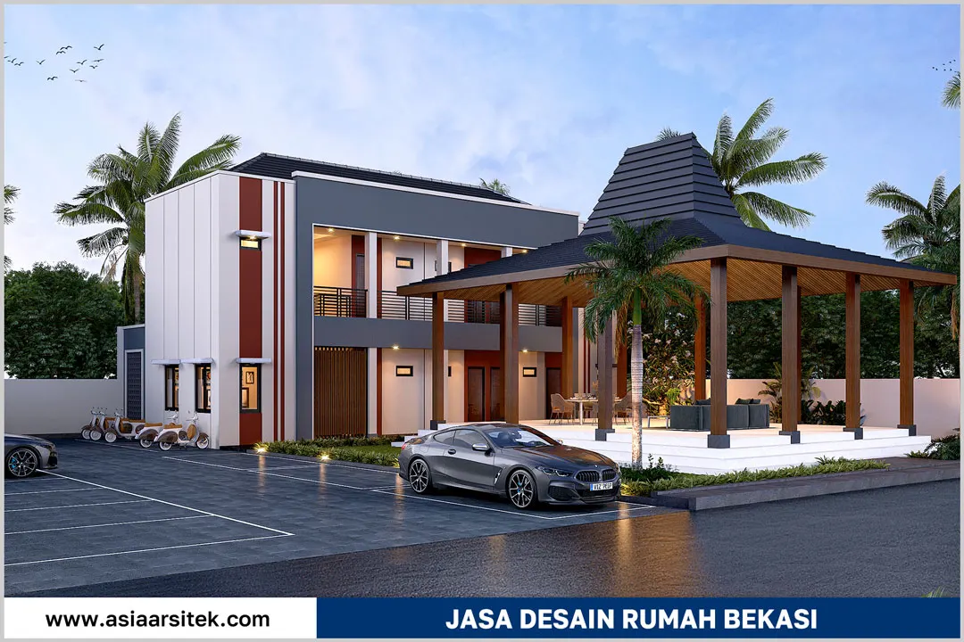Cara Efektif Konsultasi dengan Jasa Desain Rumah Bekasi Agar Hasil Maksimal – Ilustrasi klien dan arsitek sedang berdiskusi desain rumah untuk mendapatkan hasil terbaik di Bekasi.