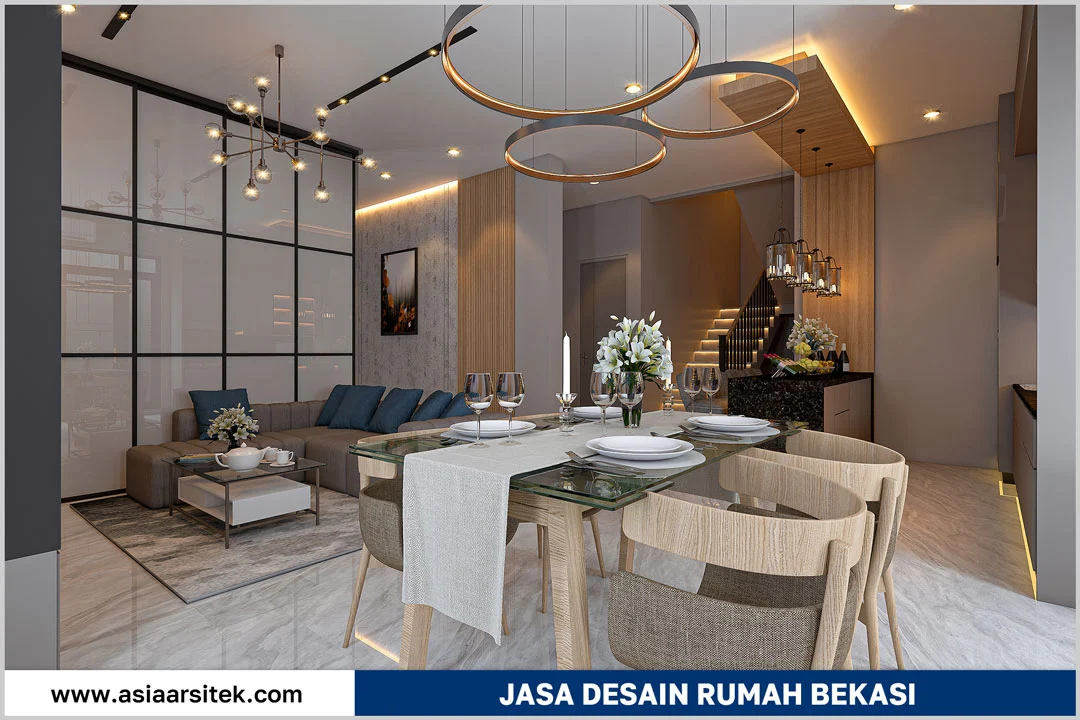 Cara Efektif Konsultasi dengan Jasa Desain Rumah Bekasi Agar Hasil Maksimal – Ilustrasi klien dan arsitek sedang berdiskusi desain rumah untuk mendapatkan hasil terbaik di Bekasi.