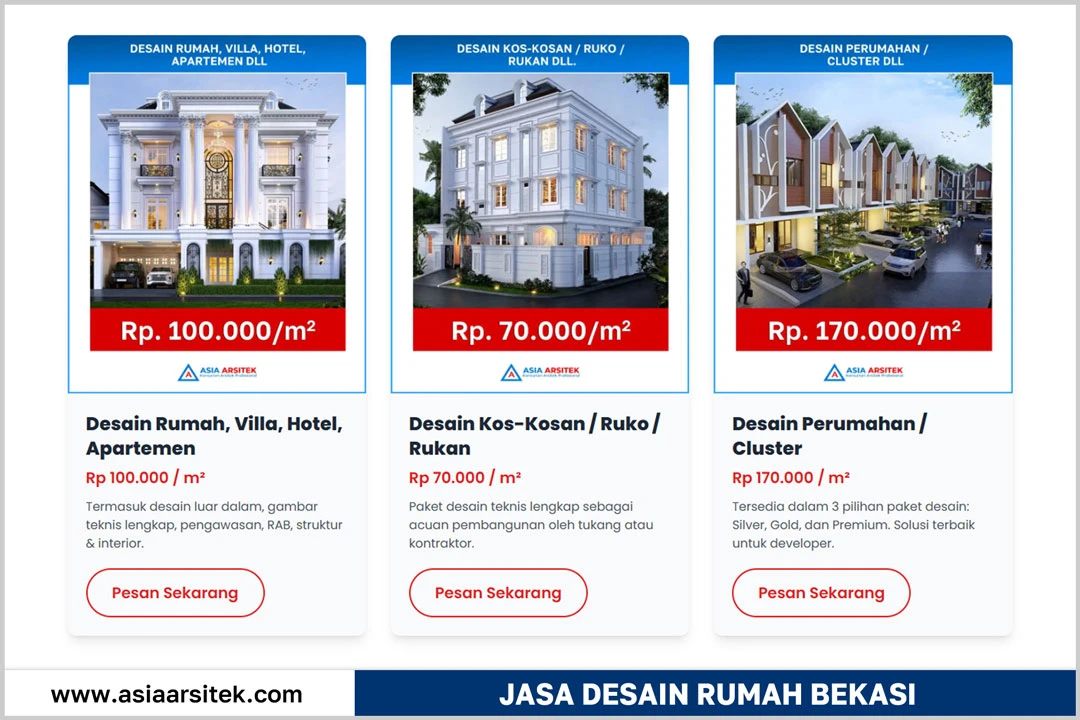 Jasa Desain Rumah Bekasi: Layanan, Harga, dan Prosedur Desain Profesional – Desainer rumah terpercaya dengan konsep menarik, harga kompetitif, dan hasil berkualitas.