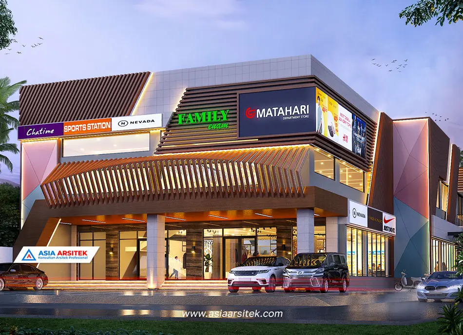 Jasa Arsitek Desain Gedung Swalayan 2 Lantai di Kebumen Jawa Tengah, jasa desain rumah, jasa arsitek rumah, jasa desain interior, jasa desain rumah Kebumen, jasa arsitek rumah Kebumen, jasa arsitek Kebumen