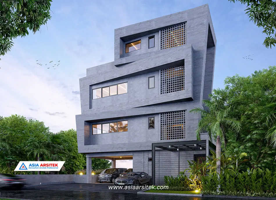 Jasa Arsitek Desain Rumah Industrial 4 Lantai di Sentul City Bogor, jasa desain rumah, jasa arsitek rumah, jasa desain interior, jasa desain rumah Bogor, jasa arsitek rumah Bogor, jasa arsitek Bogor