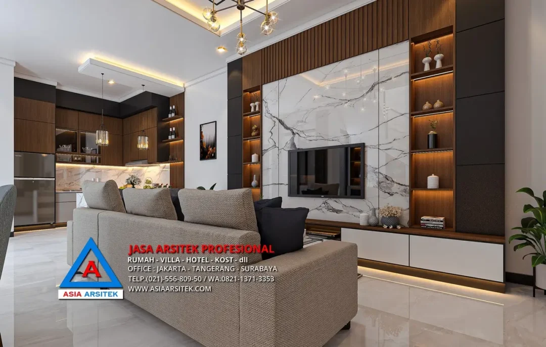 ruang keluarga Jasa Arsitek Desain Rumah Minimalis 2 Lantai di Kelapa Dua Tangerang, jasa desain rumah, jasa arsitek rumah, jasa desain interior, jasa desain rumah Tangerang, jasa arsitek rumah Tangerang, jasa arsitek Tangerang