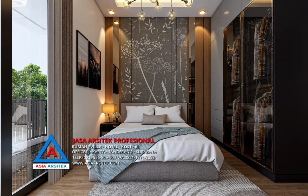 kamar tidur anak Jasa Arsitek Desain Rumah Minimalis 3 Lantai di Ilir Timur I Palembang, jasa desain rumah, jasa arsitek rumah, jasa desain interior, jasa desain rumah Palembang, jasa arsitek rumah Palembang, jasa arsitek Palembang
