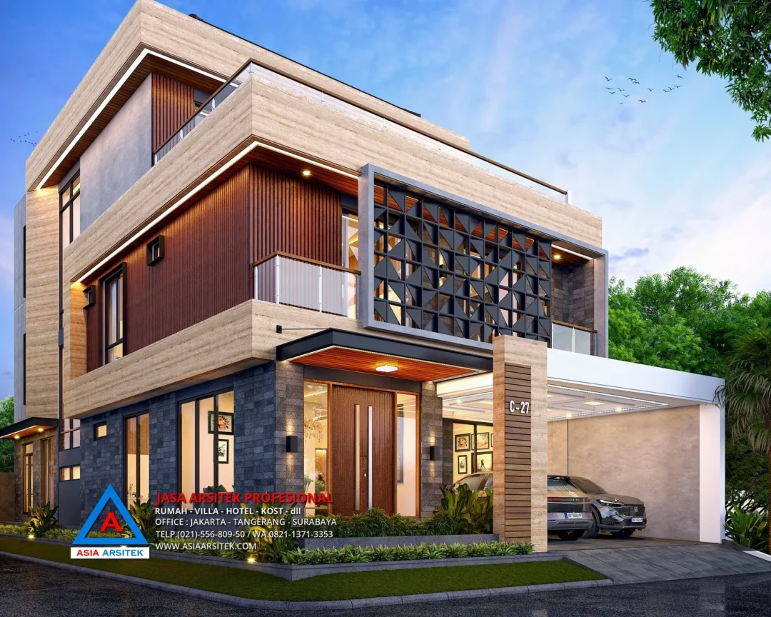 teras rumah Jasa Arsitek Desain Rumah Modern 3 Lantai di Bintara Bekasi, jasa desain rumah, jasa arsitek rumah, jasa desain interior, jasa desain rumah Bekasi, jasa arsitek rumah Bekasi, jasa arsitek Bekasi 
