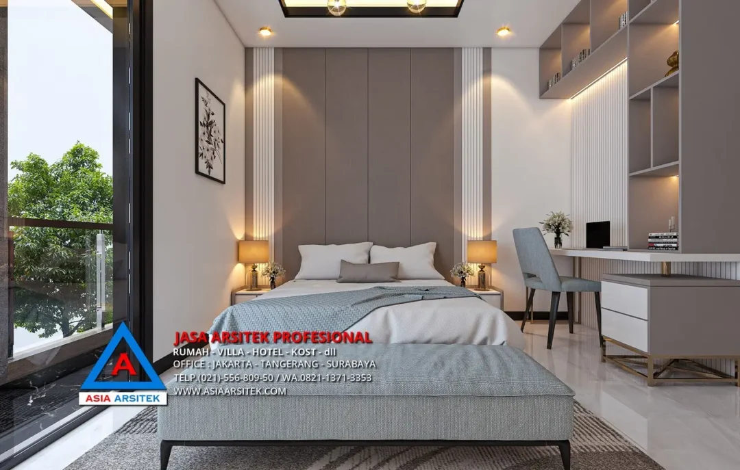 kamar anak Jasa Arsitek Desain Rumah Modern 3 Lantai di Bintara Bekasi, jasa desain rumah, jasa arsitek rumah, jasa desain interior, jasa desain rumah Bekasi, jasa arsitek rumah Bekasi, jasa arsitek Bekasi 