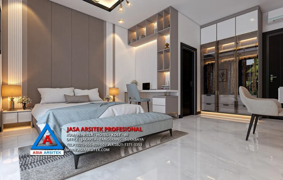kamar anak Jasa Arsitek Desain Rumah Modern 3 Lantai di Bintara Bekasi, jasa desain rumah, jasa arsitek rumah, jasa desain interior, jasa desain rumah Bekasi, jasa arsitek rumah Bekasi, jasa arsitek Bekasi 