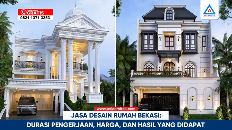 Jasa Desain Rumah Bekasi: Durasi Pengerjaan, Harga, dan Hasil yang Didapat – Layanan desain profesional dengan estimasi waktu jelas, biaya transparan, dan hasil berkualitas.