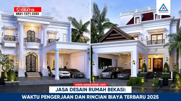 Jasa Desain Rumah Bekasi: Waktu Pengerjaan dan Rincian Biaya Terbaru 2025 – Layanan desain profesional dengan konsep modern, harga transparan, dan hasil sesuai kebutuhan hunian Anda.