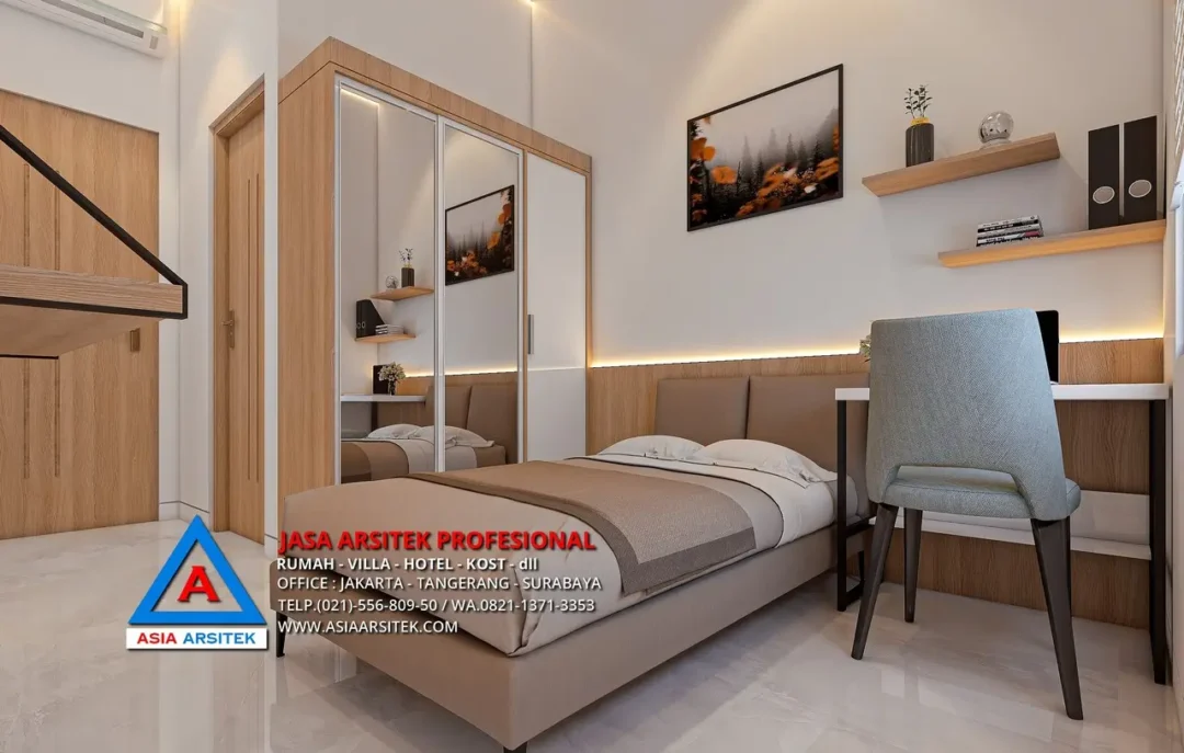kamar tidur kost Jasa Desain Rumah Kost Minimalis 2 Lantai di Bekasi, jasa desain rumah kost, contoh desain kos kosan, contoh desain kos kosan minimalis, contoh desain kos kosan sederhana, contoh desain rumah kost, contoh desain rumah kost 2 lantai, desain bangunan kost minimalis, asia arsitek jasa arsitek desain rumah villa kost hotel, arsitek rumah kost,
