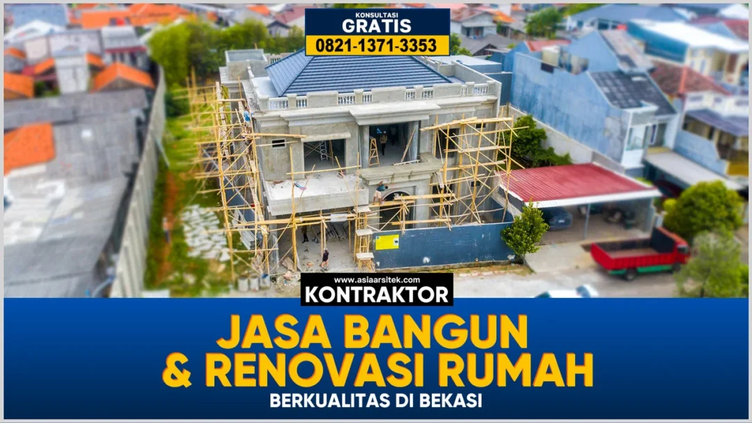 Kontraktor Jasa Bangun dan Renovasi Rumah Berkualitas di Bekasi – Kontraktor terpercaya dengan layanan profesional, harga terjangkau, dan hasil berkualitas untuk hunian impian Anda!
