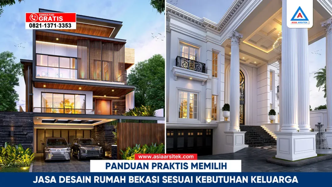 Panduan Praktis Memilih Jasa Desain Rumah Bekasi Sesuai Kebutuhan Keluarga – Kontraktor terpercaya dengan layanan profesional, harga terjangkau, dan hasil berkualitas untuk hunian impian Anda!