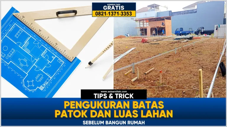 Pengukuran Batas Patok dan Luas Lahan Sebelum Bangun Rumah – Proses pengukuran lahan akurat untuk memastikan batas tanah jelas sebelum pembangunan hunian.