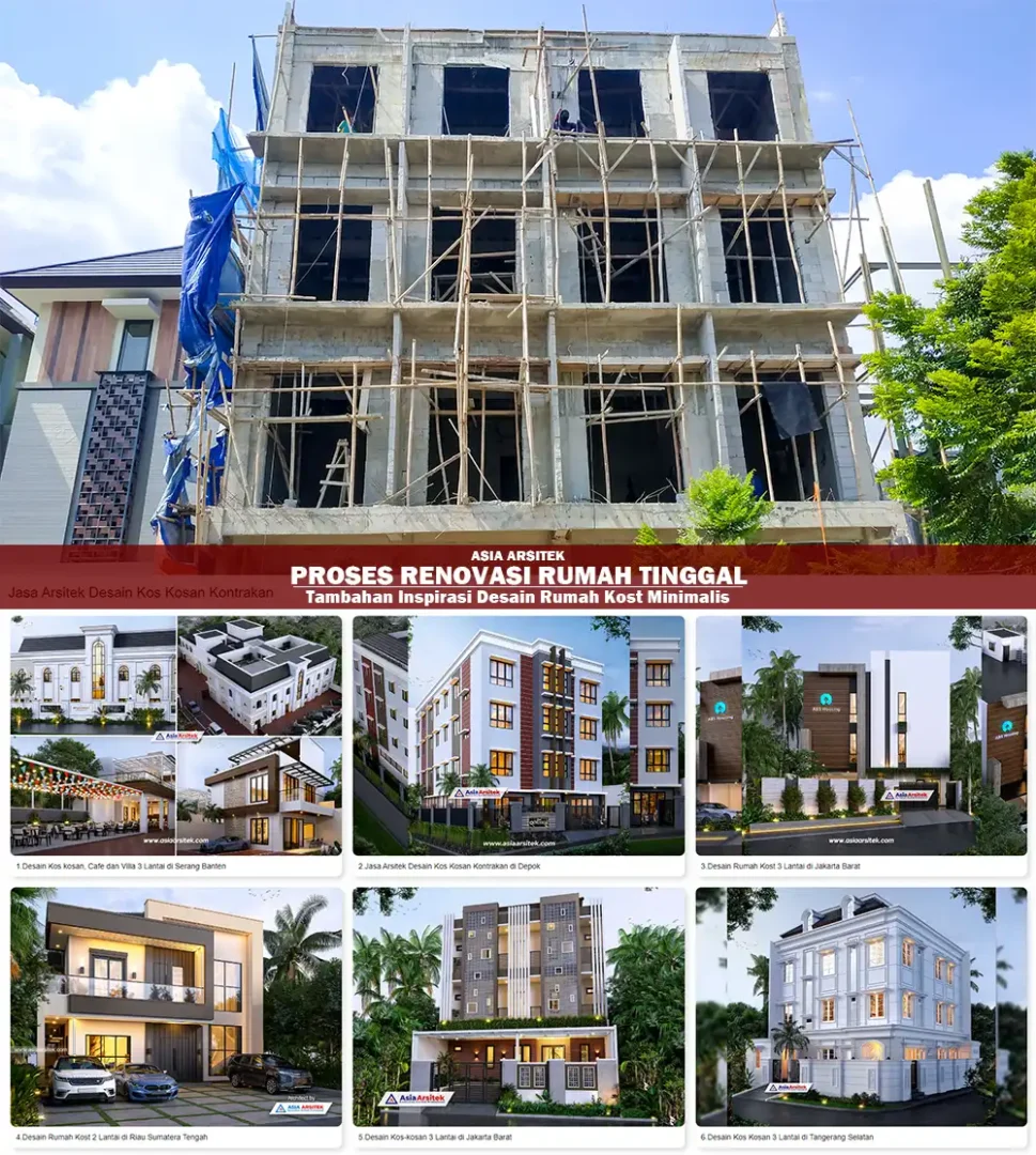 renovasi rumah kost Tangerang