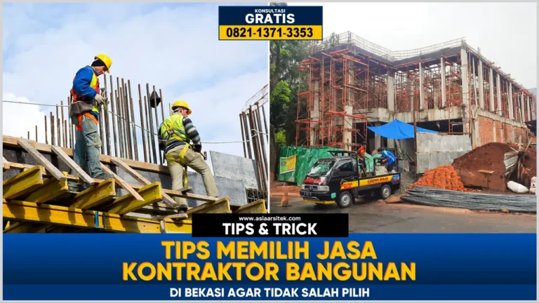 Tips memilih jasa kontraktor bangunan Bekasi profesional agar proyek berjalan lancar dan hasil berkualitas