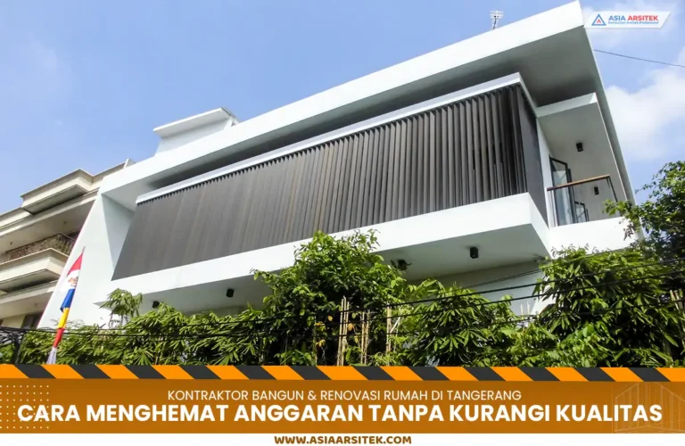 Cara Hemat RAB Rumah Tangerang
