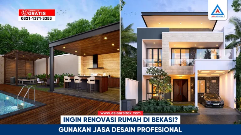 Jasa desain profesional untuk renovasi rumah di Bekasi dengan hasil rapi dan sesuai konse