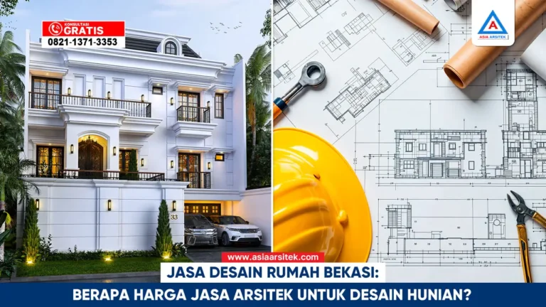 Jasa desain rumah Bekasi dengan arsitek profesional dan harga jasa desain hunian terbaru