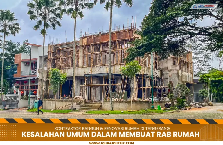 Kesalahan RAB Rumah Tangerang