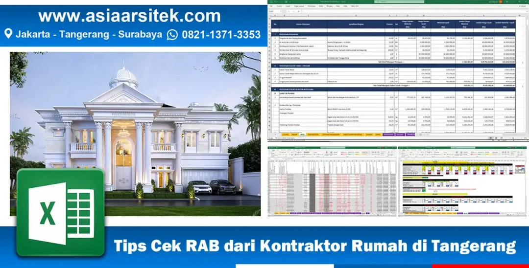 Cek RAB Kontraktor Rumah Tangerang