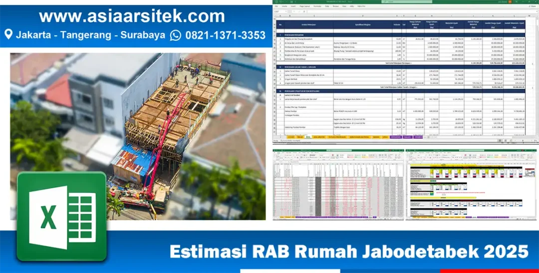 Estimasi RAB Rumah Jabodetabek 2025