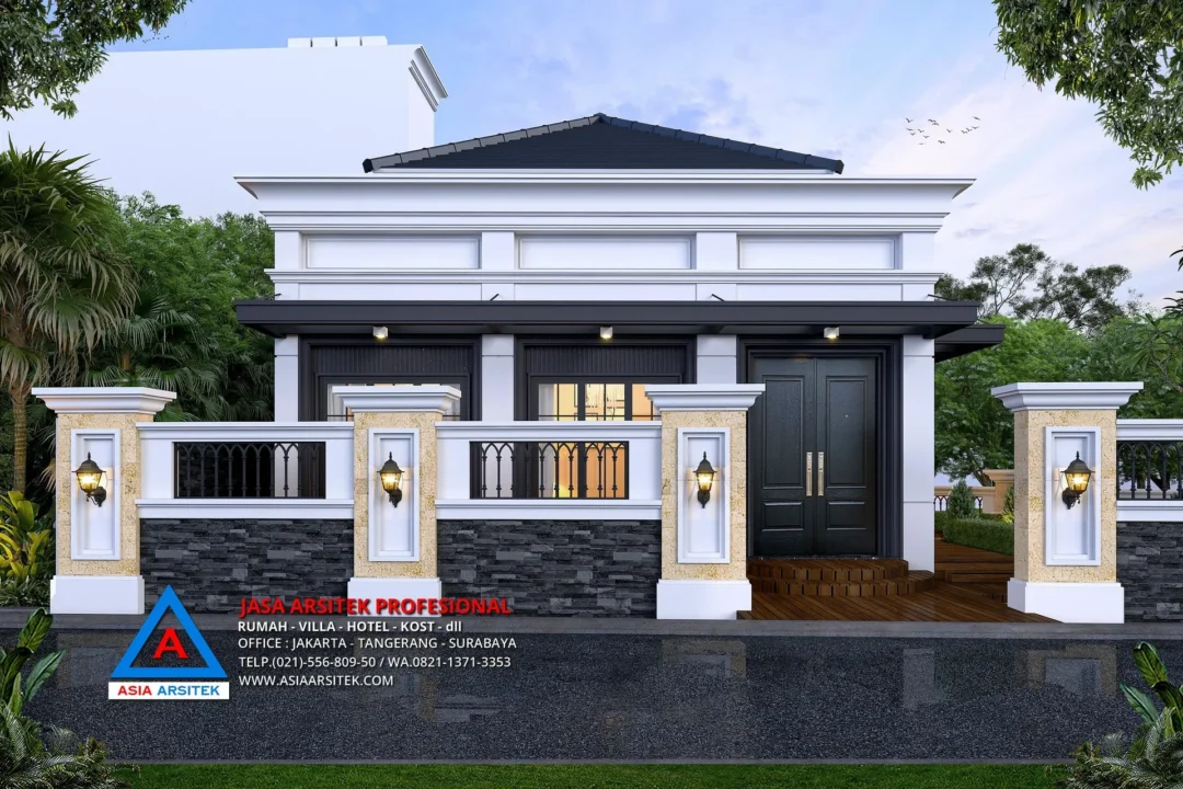 tampak samping Jasa Arsitek Desain Rumah Mewah Tropis 3 Lantai di Sentul City Bogor, jasa desain rumah, jasa arsitek rumah, jasa desain interior, jasa desain rumah Bogor, jasa arsitek rumah Bogor, jasa arsitek Bogor