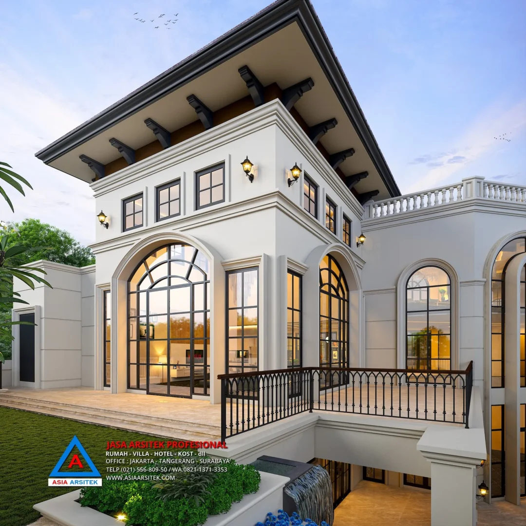 Profil Jasa Arsitek Desain Rumah Mewah Mediterania 3 Lantai di Tangerang, jasa desain rumah, jasa arsitek rumah, jasa desain interior, jasa desain rumah Tangerang, jasa arsitek rumah Tangerang, jasa arsitek Tangerang