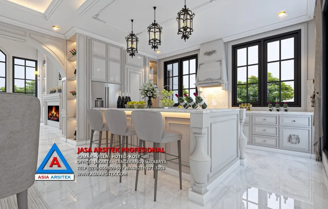 area pantry Jasa Arsitek Desain Rumah Mewah Mediterania 3 Lantai di Tangerang, jasa desain rumah, jasa arsitek rumah, jasa desain interior, jasa desain rumah Tangerang, jasa arsitek rumah Tangerang, jasa arsitek Tangerang 