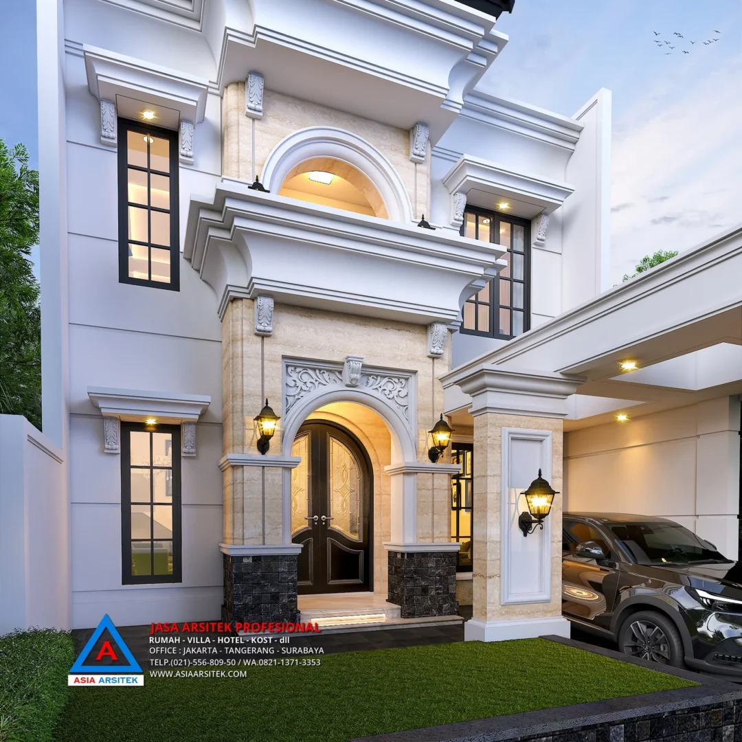 view teras Jasa Arsitek Desain Rumah Mewah Tropis 2 Lantai di Pondok Bambu Jakarta Timur, jasa desain rumah, jasa arsitek rumah, jasa desain interior, jasa desain rumah Jakarta Timur, jasa arsitek rumah Jakarta Timur, jasa arsitek Jakarta Timur
