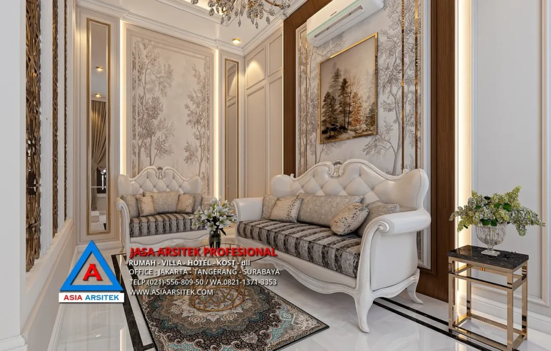 ruang tamu Jasa Arsitek Desain Rumah Mewah Tropis 2 Lantai di Pondok Bambu Jakarta Timur, Jasa Desain Rumah, jasa arsitek rumah, jasa desain arsitek, jasa desain interior, harga jasa desain rumah, harga jasa arsitek rumah, harga jasa arsitek per m2, jasa desain rumah gratis, jasa desain rumah murah, jasa desain rumah dan rab,
