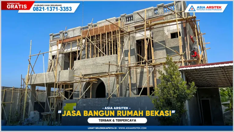 Jasa bangun rumah Bekasi terbaik dan terpercaya dengan hasil bangunan modern dan rapi
