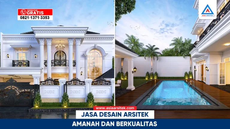 arsitek profesional merancang desain rumah berkualitas dengan layanan amanah dan terpercaya