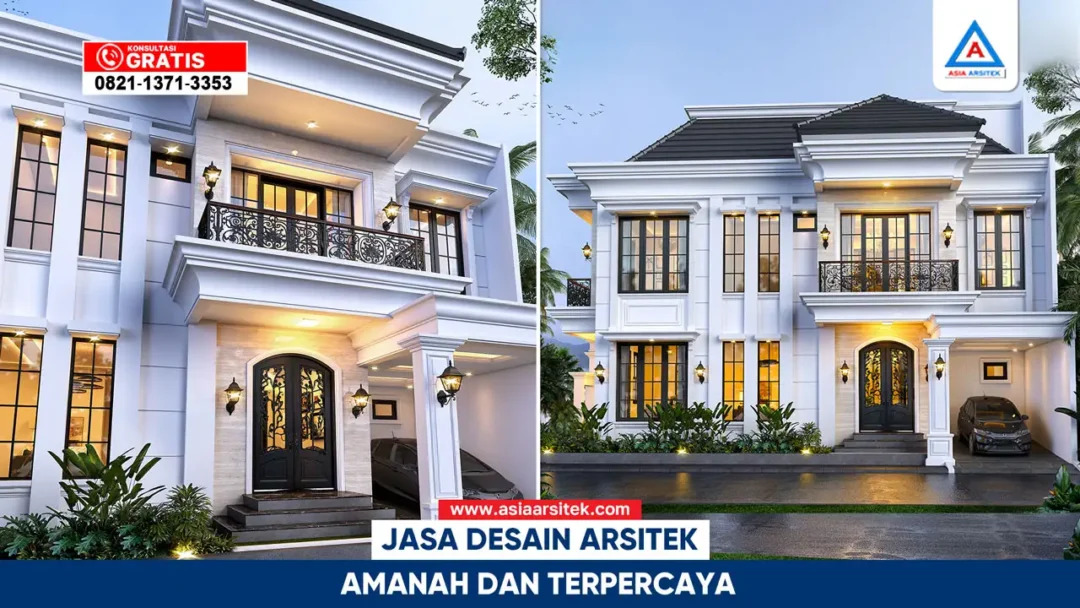 arsitek terpercaya sedang merancang desain rumah dengan layanan profesional dan hasil berkualitas