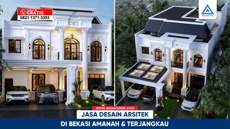 Jasa desain arsitek Bekasi amanah dan terjangkau dengan hasil desain rumah berkualitas tinggi
