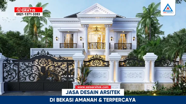 Jasa desain arsitek Bekasi amanah dan terpercaya dengan hasil desain rumah berkualitas tinggi