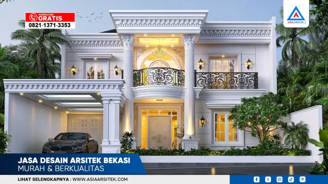 Jasa desain arsitek Bekasi murah dan berkualitas dengan hasil desain elegan dan fungsional