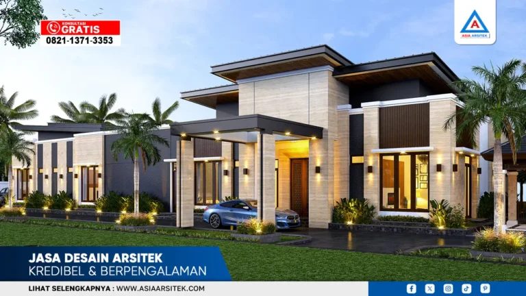 Jasa desain arsitek kredibel dan berpengalaman dengan hasil desain rumah elegan, fungsional, dan presisi