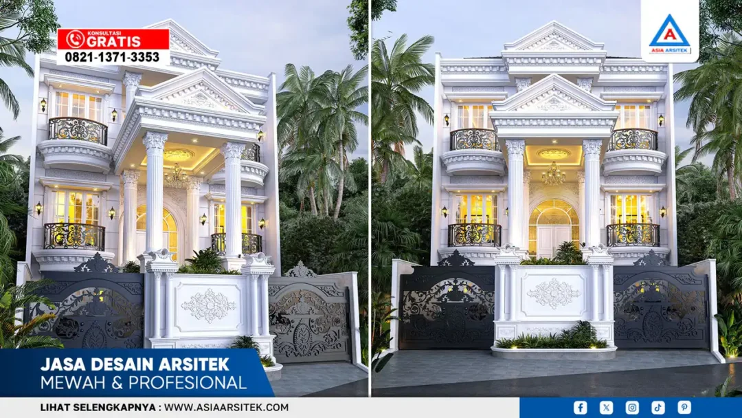 Jasa desain arsitek mewah dan profesional untuk hunian elegan dengan hasil berkualitas tinggi