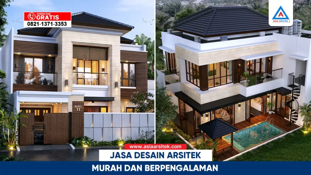 Jasa desain arsitek murah dan berpengalaman dengan hasil desain profesional dan efisien