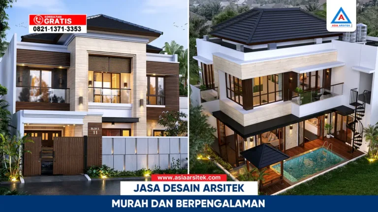 Jasa desain arsitek murah dan berpengalaman dengan hasil desain profesional dan efisien