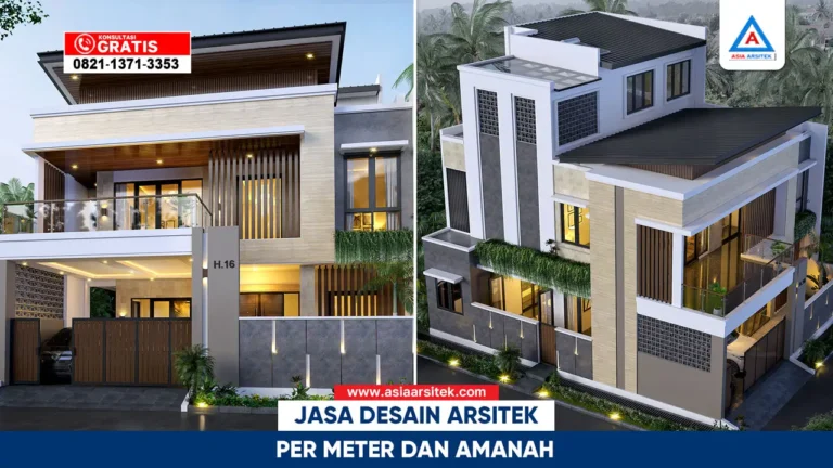 Jasa desain arsitek per meter amanah dengan hasil desain presisi dan biaya transparan