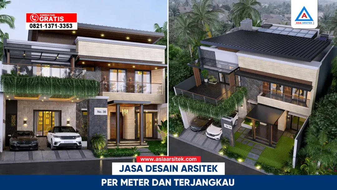 Jasa desain arsitek per meter terjangkau dengan hasil desain rumah berkualitas dan sesuai budget