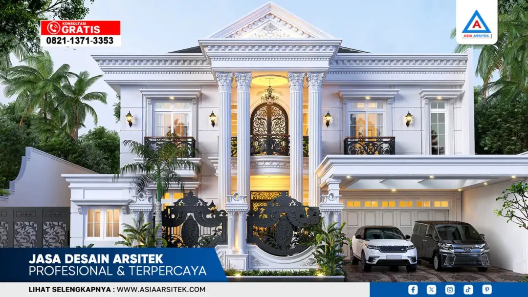 Jasa desain arsitek profesional dan terpercaya untuk hunian elegan dan fungsional