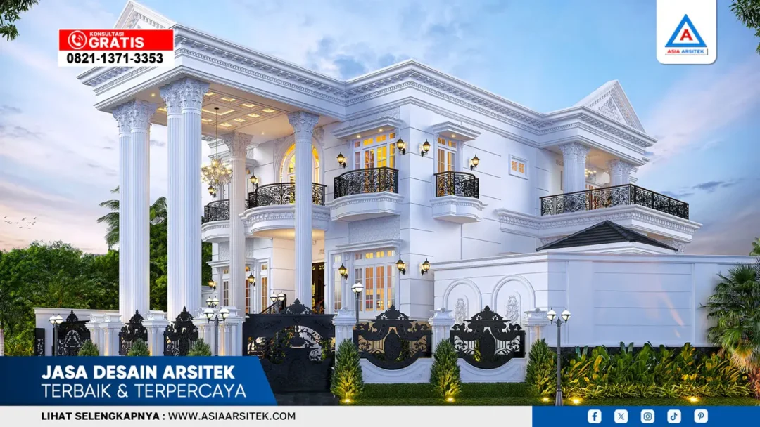 Jasa desain arsitek terbaik dan terpercaya untuk rumah impian dengan desain elegan dan fungsional