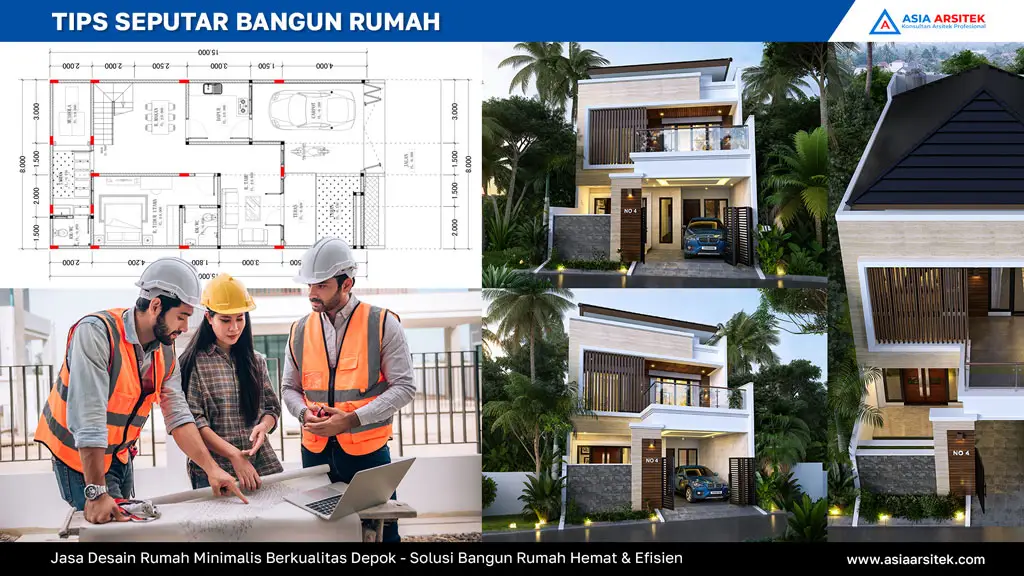 Jasa Desain Rumah Minimalis Berkualitas Depok - Solusi Bangun Rumah Hemat & Efisien, jasa desain rumah, jasa arsitek rumah, jasa desain interior, jasa desain rumah Depok, jasa arsitek rumah Depok, jasa arsitek Depok