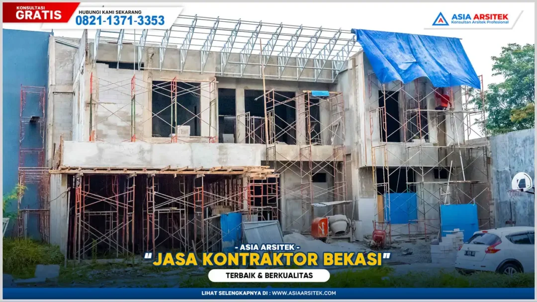 Jasa kontraktor bangunan Bekasi terbaik dan berkualitas dengan tim profesional dan hasil presisi