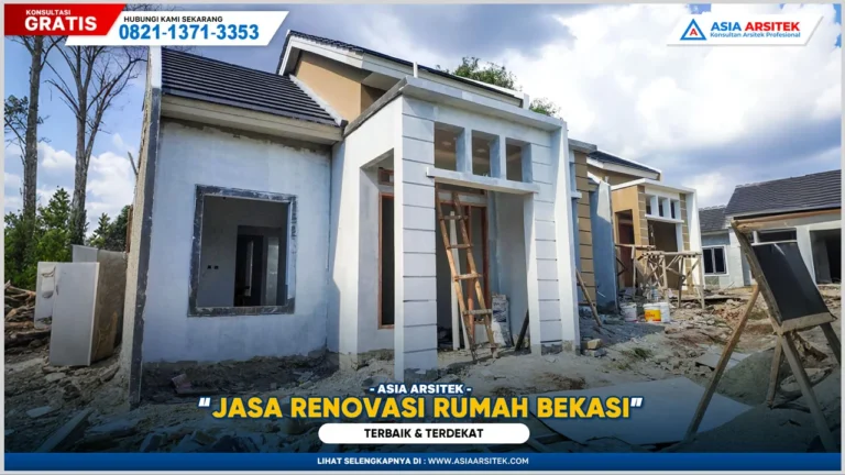 Jasa renovasi rumah Bekasi terbaik dan terdekat dengan hasil renovasi rapi, cepat, dan berkualitas tinggi