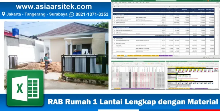 RAB Rumah 1 Lantai Tangerang